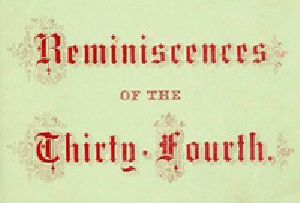 [Gutenberg 33357] • Reminiscences of the Thirty-Fourth Regiment, Mass. Vol. Infantry